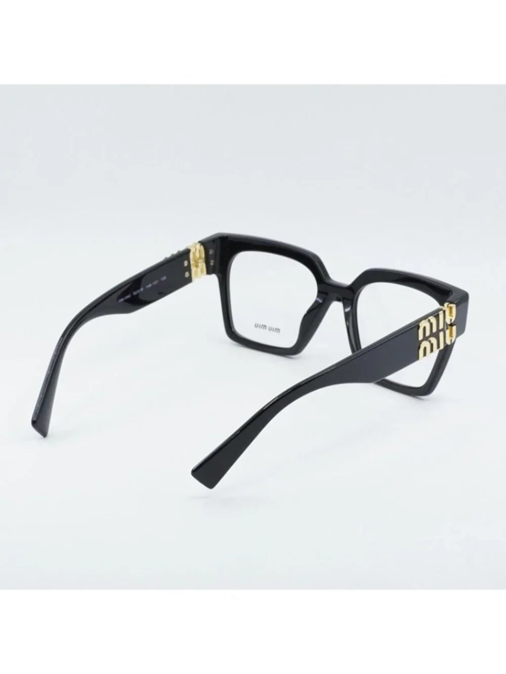 Miu Miu MU04UV 1AB1O1 Eyeglasses Black 52mm Square Frame